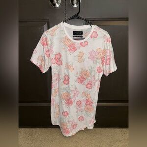 PacSun Pastel Floral Scallop Tee